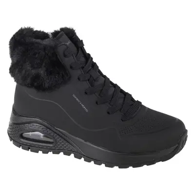 Černé dámské kotníkové tenisky Skechers Uno Rugged - Fall Air 167274-BBK