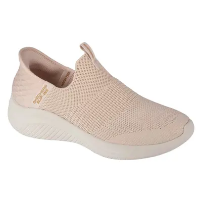 Béžové slip-on tenisky Skechers Ultra Flex 3.0 - Cozy Streak 149708-NAT