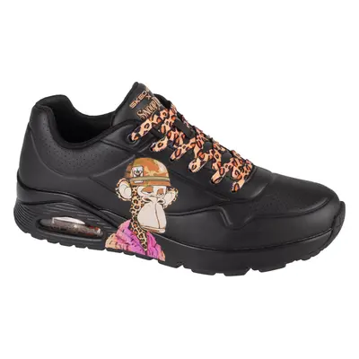 Černé kožené tenisky Skechers Uno - Dr. Bombay 251014-BBK