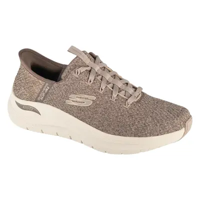 Hnědo-šedé pánské tenisky Skechers Slip-ins: Arch Fit 2.0 - Look Ahead 232462-TPE