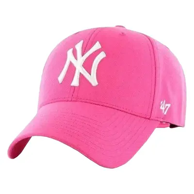 Růžová dívčí kšiltovka 47 Brand MLB New York Yankees Kids Cap B-RAC17CTP-RSA