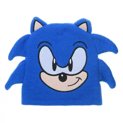 Modrá dětská zimní čepice Sonic the Hedgehog