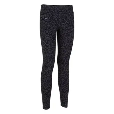 Černé vzorované legíny Joma Urban Street Long Tights 800066-100