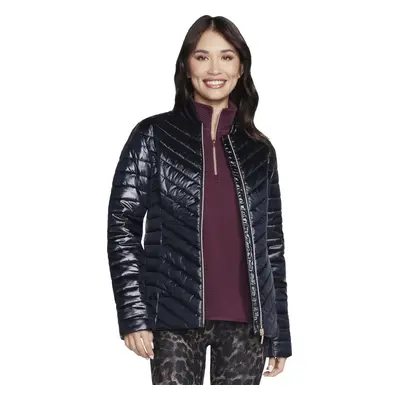 Černá dámská bunda Skechers GO Shield Shine Jacket JA150-BLK