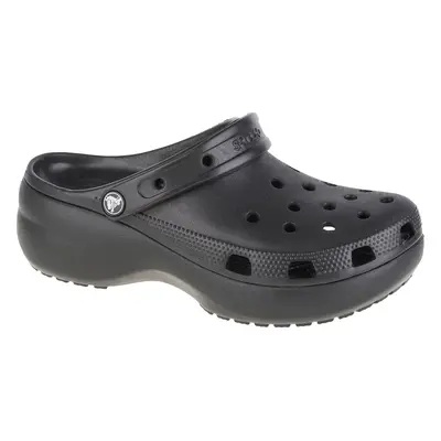 Černé dámské pantofle Crocs Classic Platform Clog 206750-001