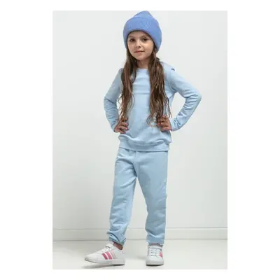 Světle modré dívčí joggers kalhoty máma a dcera MMD38 - light blue Rozmiar: 98