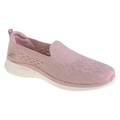 Pudrové dámské slip ony Skechers Go Walk 6 - Valerie 124532-MVE