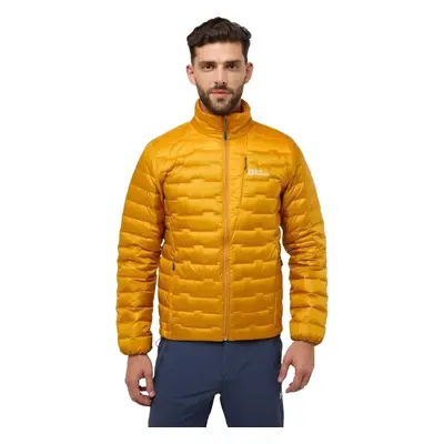 Hořčicová pánská prošívaná bunda Jack Wolfskin Passamani Down M Jacket A61836-M0043