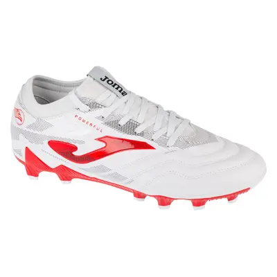 Bílo-červené pánské kopačky Joma Powerful 2502 FG POWS2502FG