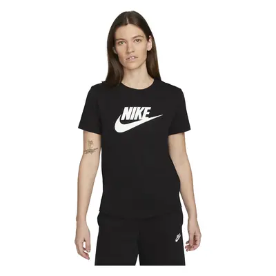 Černé dámské bavlněné tričko Nike Sportswear Essentials Tee DX7906-010