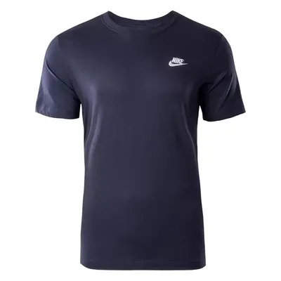 Tmavě modré pánské tričko s krátkým rukávem Nike Sportswear Club Tee AR4997-410