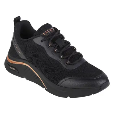 Černé dámské stylové tenisky Skechers Arch Fit S-Miles - Sonrisas 155567-BBK