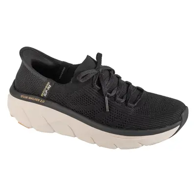 Černé dámské sportovní tenisky Skechers Slip-Ins: D'lux Walker 2.0 - Thrill Movement 150105-BKTN