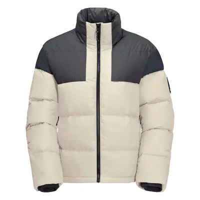 Béžovo-černá dámská péřová bunda Jack Wolfskin 365 Fearless Down Jkt W 1206451-5017