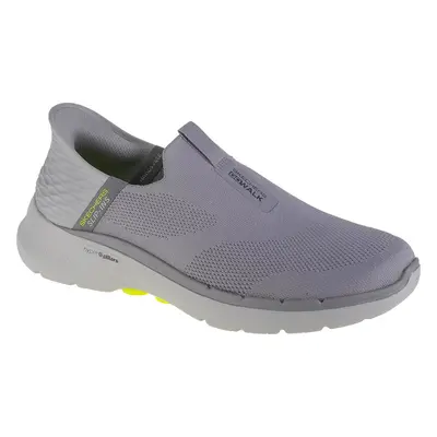 Šedé pánské tenisky Skechers Go Walk 6 - Easy On 216278-GRY