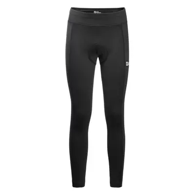 Černé dámské cyklistické legíny Jack Wolfskin Morobbia Tights W 1507661-6000