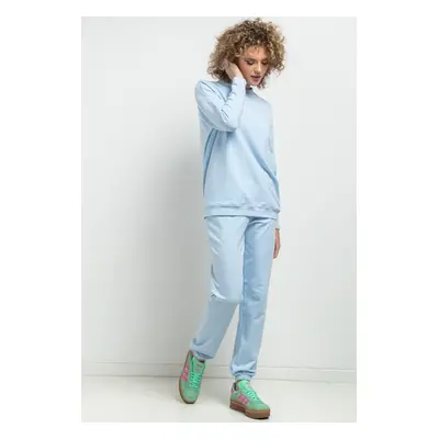 Dámská světle modrá basic mikina máma a dcera MMM39 - light blue Rozmiar: M/L