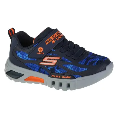 Tmavě modré svítící tenisky Skechers Flex-Glow Rondler 400017L-NVOR