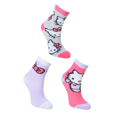 Sada 3 párů dětských ponožek Hello Kitty