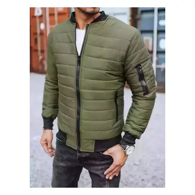 Khaki prošívaný bomber TX2211z