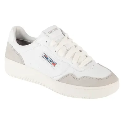 Bílo-šedé dámské tenisky Skechers Sport Court 2.0 - On The Block 185263-WHT