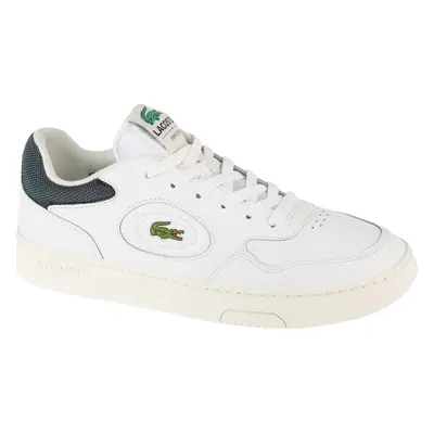 Smetanovo-bílé pánské kožené tenisky Lacoste Lineset 223 746SMA00451R543