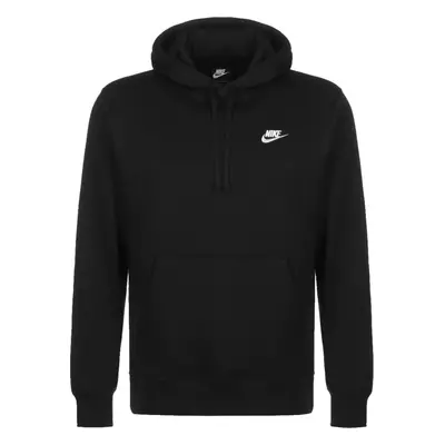 Černá pánská mikina s kapucí Nike NSW Club Hoodie BV2654-010