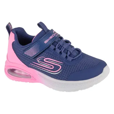 Modro-růžové dětské tenisky Skechers Microspec Max Advance - Fly 3 303595L-NVPK