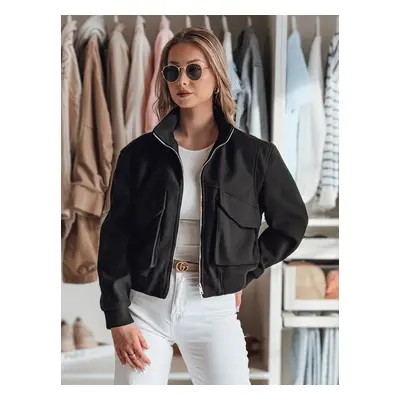 Černý dámský oversize bomber LUMINA TY4791