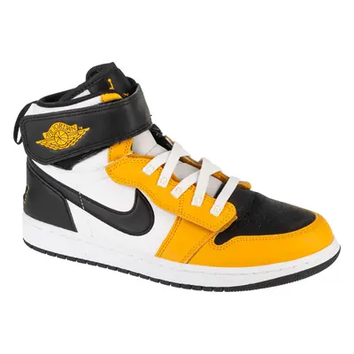 Bílo-černo-žluté pánské kotníkové tenisky Air Jordan 1 Hi Flyease CQ3835-107