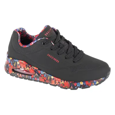 Černé dámské tenisky Skechers Uno - Majestic Garden 155583-BKMT