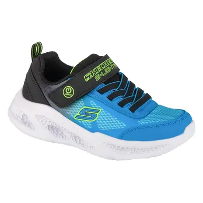 Modro-černé chlapecké svítící tenisky Skechers Meteor-Lights - Krendox 401495L-BKBL