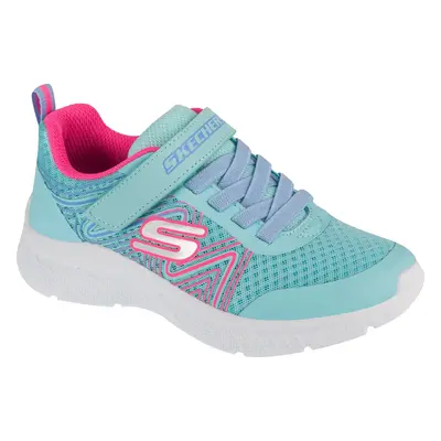 Mintové dívčí tenisky Skechers Microspec Plus - Swirl Sweet 303535L-AQPK