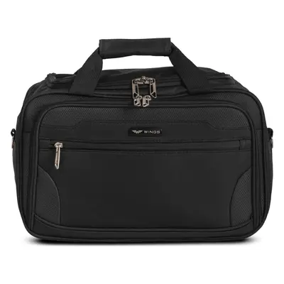 Černá cestovní taška WRN01 Wings Cabin Travel Bag, BLACK