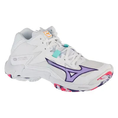 Bílo-fialové dámské sportovní tenisky Mizuno Wave Lightning Z8 Mid V1GC240520