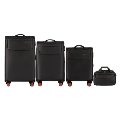 Tmavě šedá sada cestovních kufrů a příručního zavazadla TRN01 Set of 3 suitcases (L,M,S) Wings, 