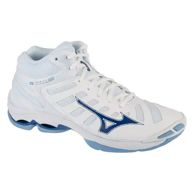 Bílo-modré kotníkové tenisky Mizuno Wave Voltage 2 Mid V1GA246511