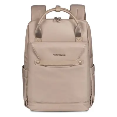 Béžový cestovní batoh Wings Skylark 3 SKY003, Wings women's backpack, BEIGE