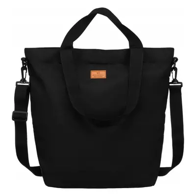 Rovicky Černá textilní shopper kabelka R-TZ15605