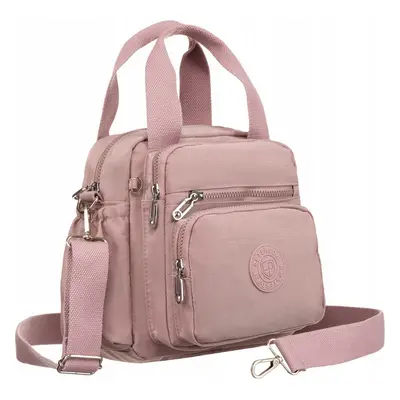 Peterson světle fialová textilní crossbody taška/batoh PTN 3306-CO