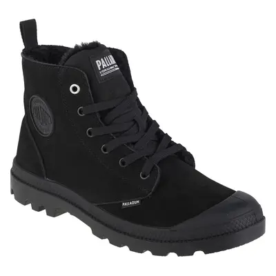 Černé zateplené kotníkové tenisky Palladium Pampa Hi Zip WL 05982-010-M