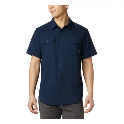 Tmavě modrá pánská košile s krátkým rukávem Columbia Utilizer II Solid Short Sleeve Shirt 157776