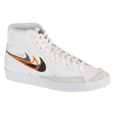 Bílé pánské kožené kotníkové tenisky Nike Blazer Mid 77 FN7809-100