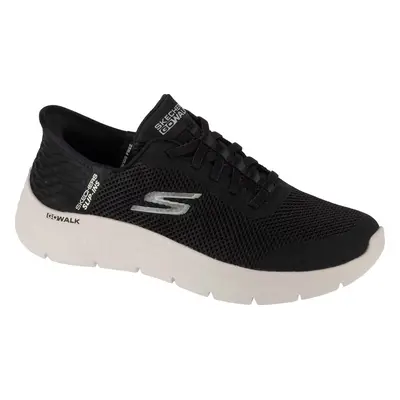 Bílo-černé dámské sportovní tenisky Skechers Slip-Ins: GO WALK Flex - Grand Entry 124836-BKW