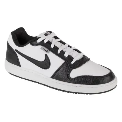 Bílo-černé pánské kožené tenisky Nike Ebernon Low Prem AQ1774-102