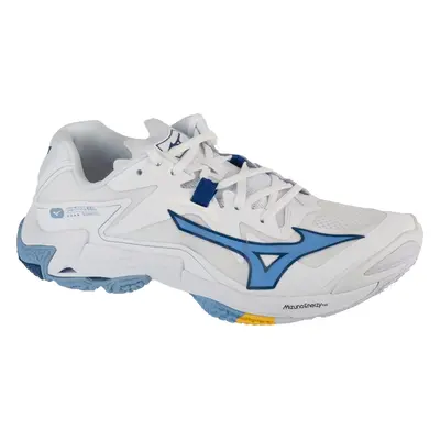 Bílo-modré pánské volejbalové tenisky Mizuno Wave Lightning Z8 V1GA240097