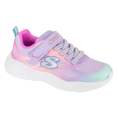 Fialové dámské lesklé tenisky Skechers Power Jams 303503L-LVMT