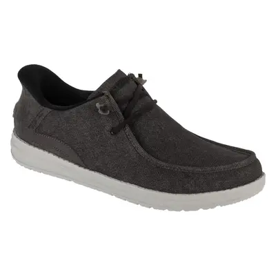 Grafitové pánské polobotky Skechers Slip-Ins: Melson - Coronado 210959-BKGY