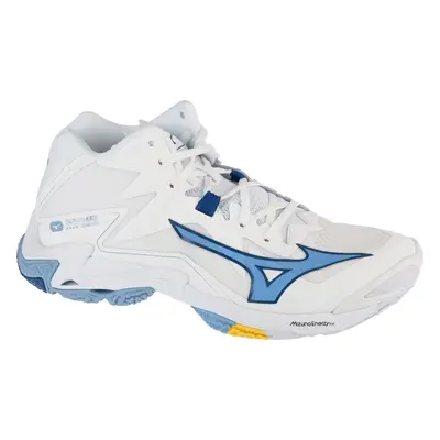 Bílo-modré pánské sportovní tenisky Mizuno Wave Lightning Z8 Mid V1GA240597