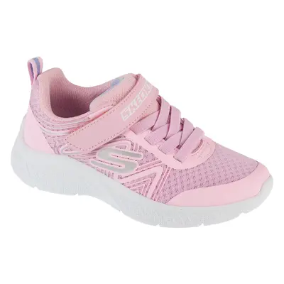 Světle růžové dětské tenisky Skechers Microspec Plus - Swirl Sweet 303535L-LTPK